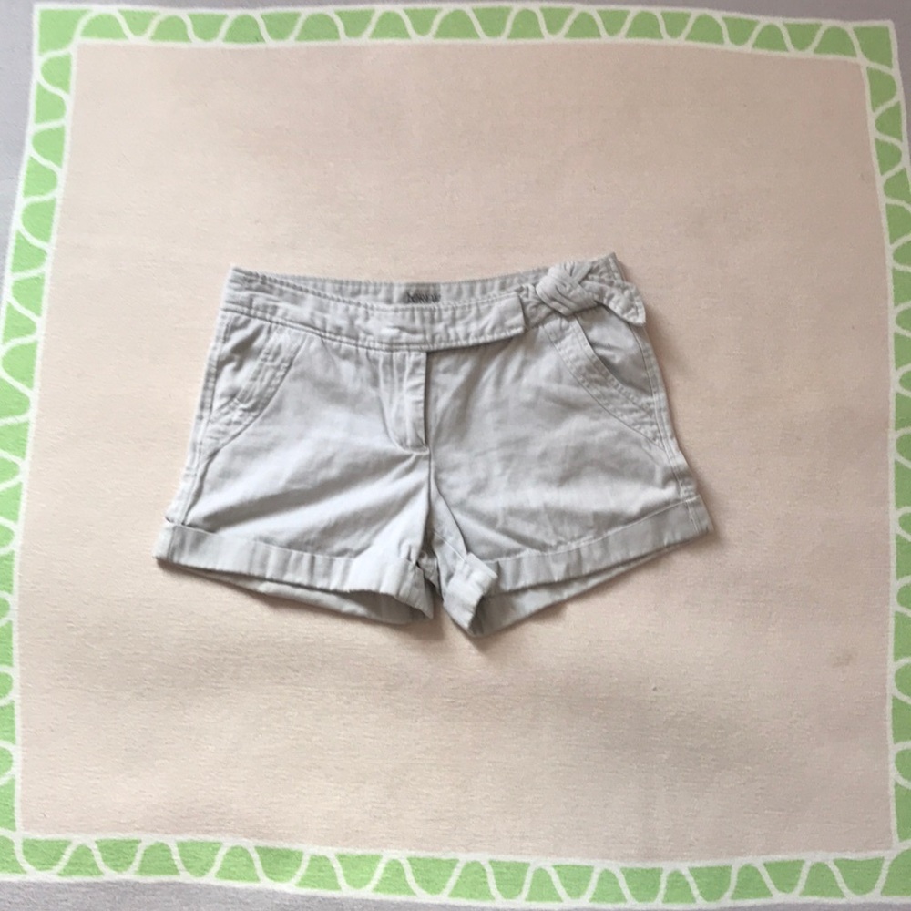 J. crew knot belt detailed short